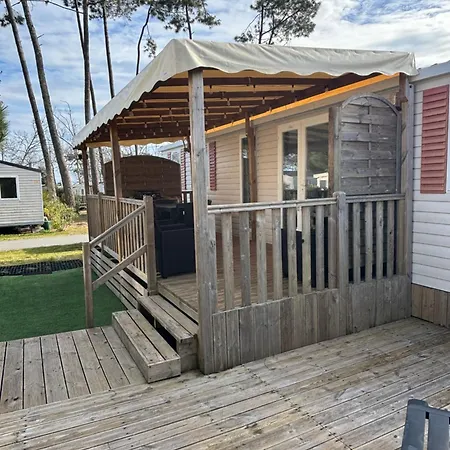Camping Du Sangla Mobil Premium Village 4 étoiles Cap Ferret *